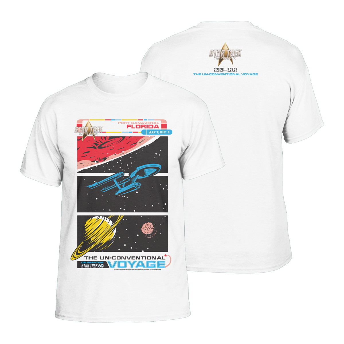 Star Trek: The Cruise 2026 Embarkation Tee (Pre-Order)