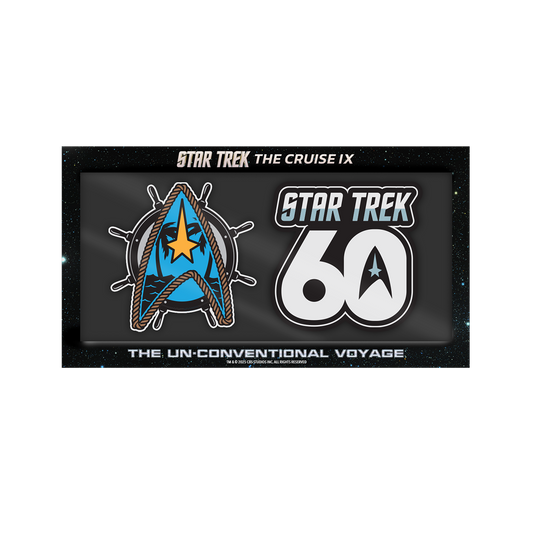 Star Trek: The Cruise IX 60th Anniversary Patch Set
