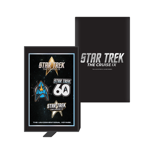Star Trek: The Cruise IX 60th Anniversary Pin Set