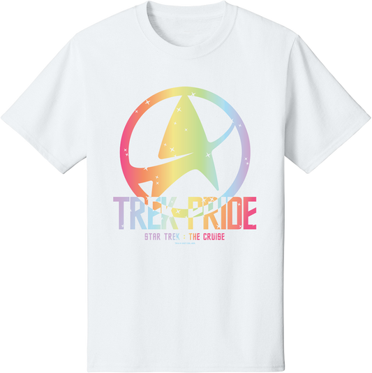 Star Trek: The Cruise X Trek Pride White T-Shirt (Pre-Order)