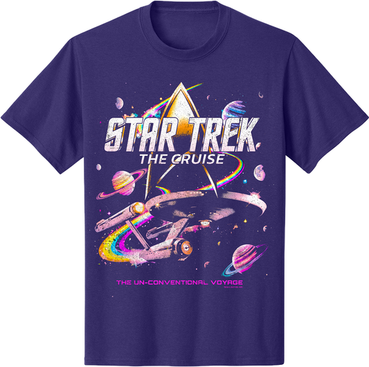 Star Trek: The Cruise X Intergalactic Pride T-Shirt (Pre-Order)