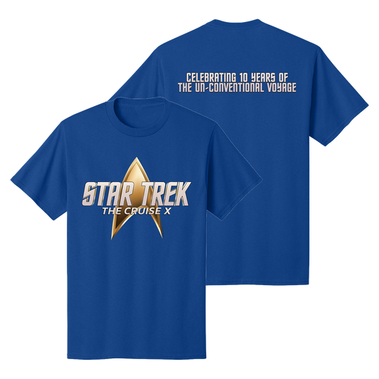 Star Trek: The Cruise X Royal Blue T-Shirt (Pre-Order)