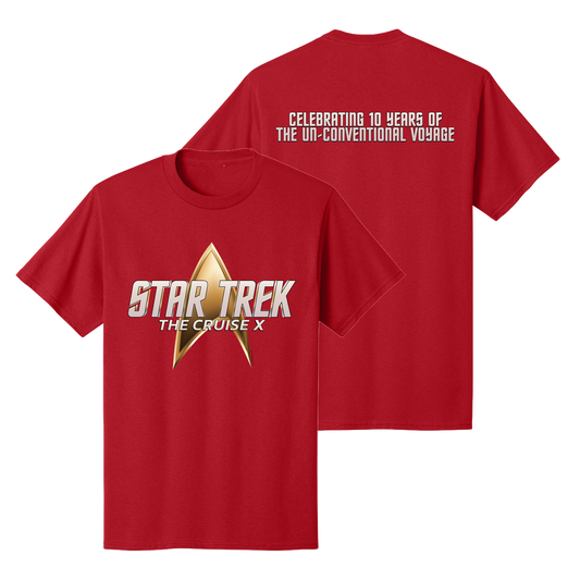 Star Trek: The Cruise X Red T-Shirt (Pre-Order)
