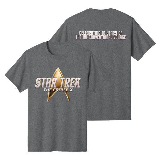 Star Trek: The Cruise X Charcoal T-Shirt (Pre-Order)